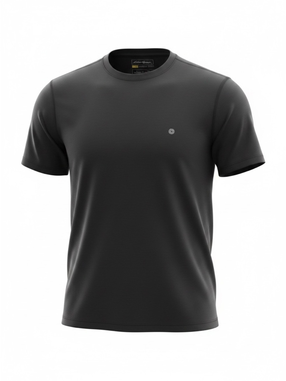 Men's Eddie Bauer Crew Neck Travex T-Shirt - Black Size Large